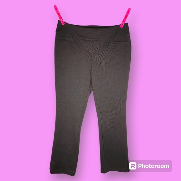 7th Avenue Design Studio New York & Co. Black Straight Leg Dress Pants Tall XL - Picture 1 of 8